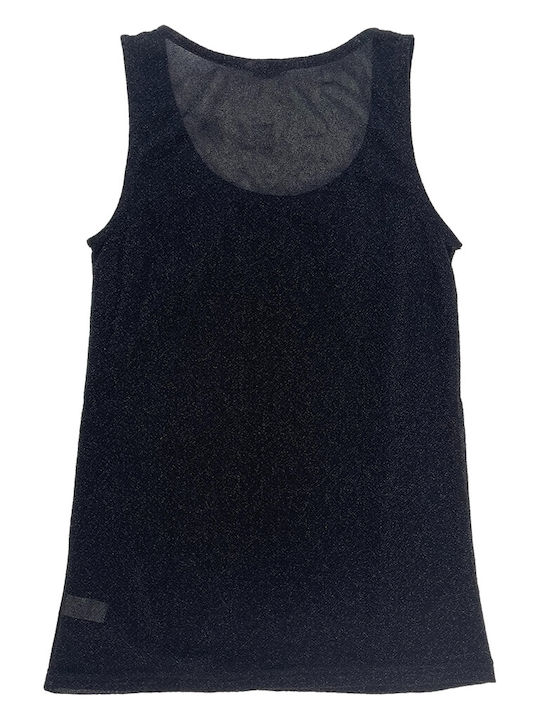 Jadea Bluza de Damă de Vară Fără mâneci Neagră