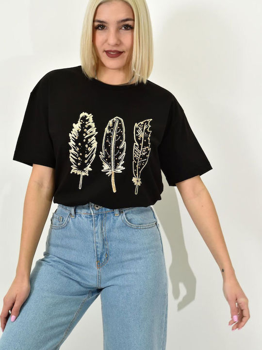 Women's T-shirt Black 248018900