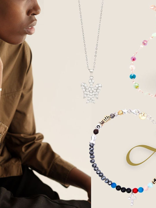 Iesus Bracelet in Silver 925° (code Agi 1001/b-or)