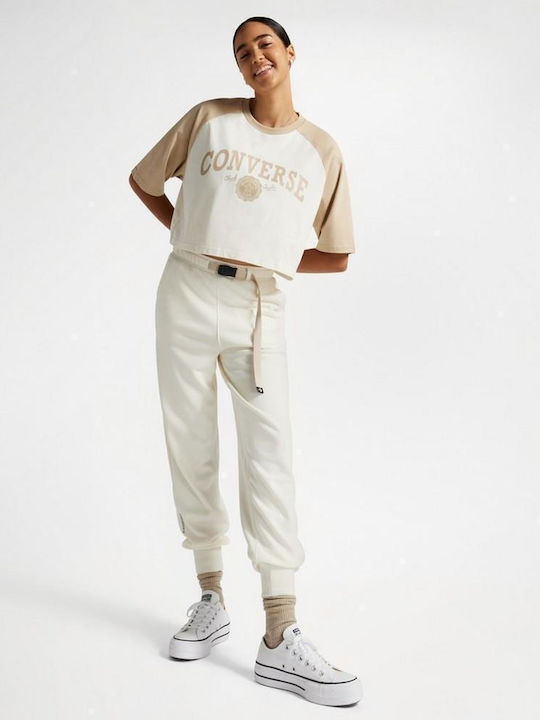 Women's Athletic Crop T-shirt White