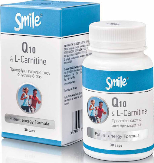 AM Health Smile Coenzyme Q-10 & L-Carnitine 30 капси