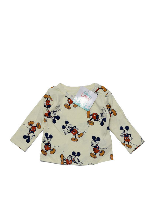 Kids' Set with Pants Summer 2pcs Dark Blue Mickey Mouse