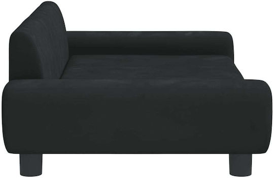 Kids Sofa Black 100x54x33cm