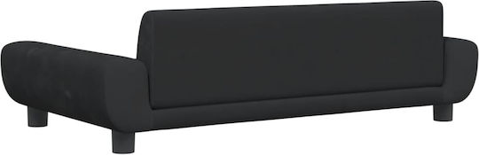 Kids Sofa Black 100x54x33cm