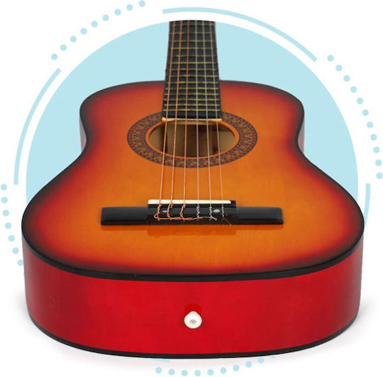 Ecotoys Wooden Guitar For Ages 3+