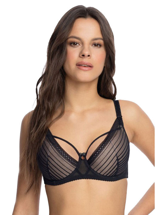 GAIA Bra with Banela in Black Cup D and Cup G