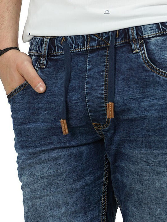 Herrenshorts Jeans Blau