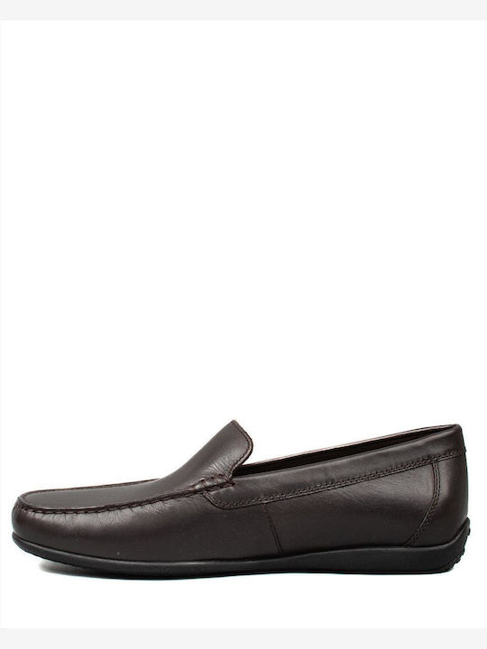 Ascanio Men's Leather Loafers Brown
