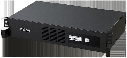 NJOY Code 800 USV 800VA 480W mit 8 IEC Steckdosen