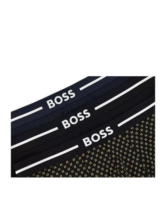 Hugo Boss Ανδρικά Μποξεράκια Μαύρα 3Pack