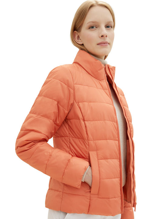 Tom Tailor Women's Short Lifestyle Jacket for Winter Orange