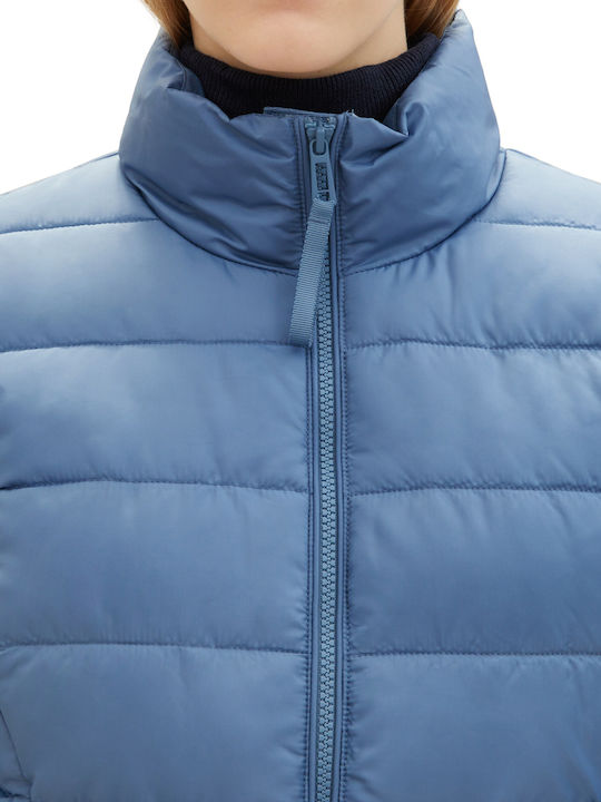 Scurtă Jachetă de femei Puffer Albastru