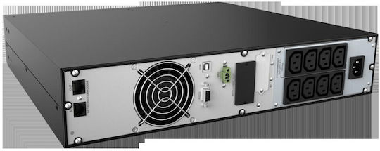 NJOY Balder 1500 UPS On-Line 1500VA 1500W with 8 IEC Outlets