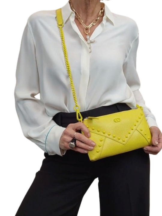 Leather Women's Bag Shoulder Yellow