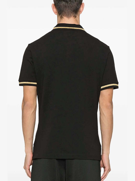 Versace Men's Short Sleeve Blouse Polo Black