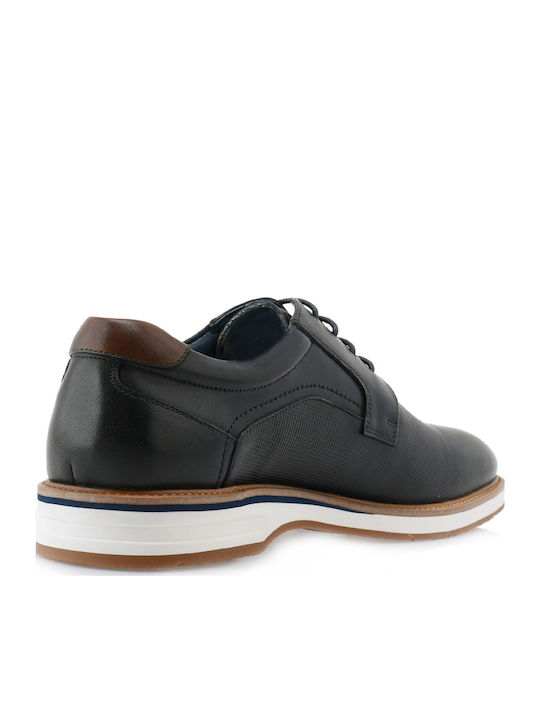 Men's Leather Casual Shoes Blue