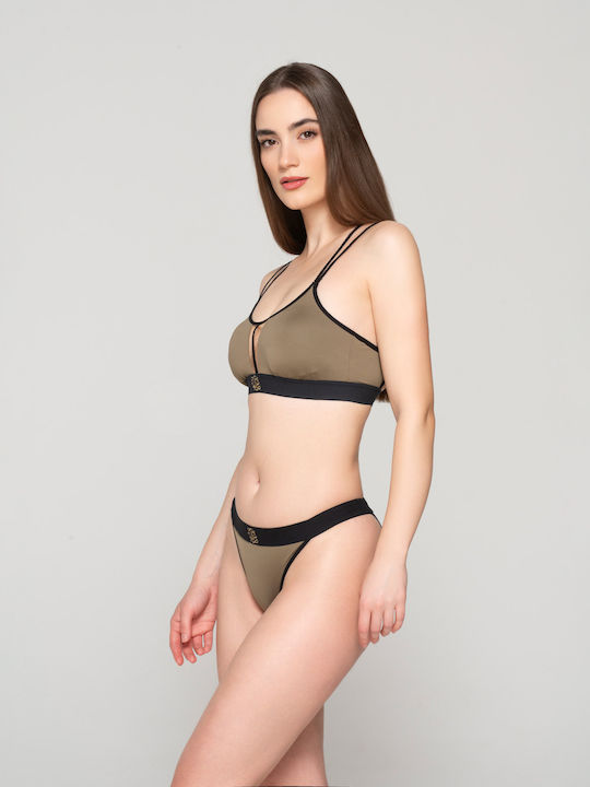 Frauen Sport-BHs Sport-BH Grün