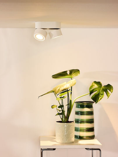 Lucide Lightning Yumiko Single LED Warm White Spot in White Color