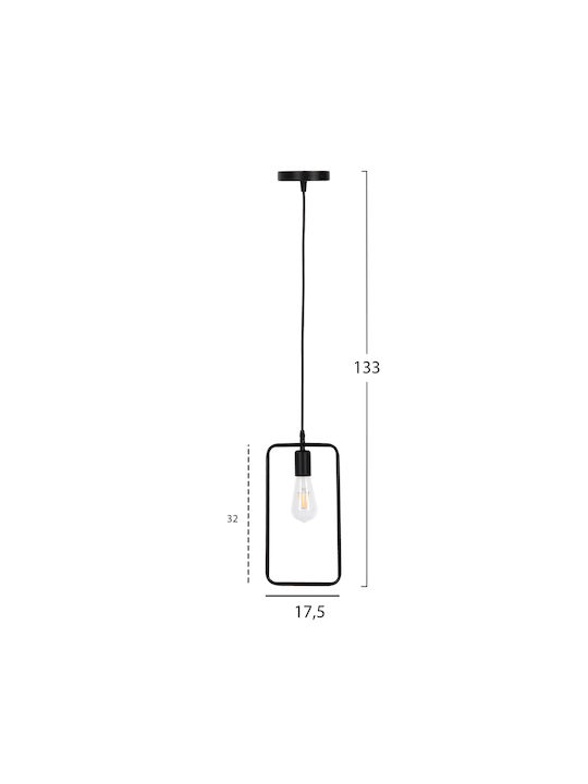 HomeMarkt Pendant Chandelier Black