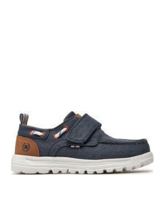 Boys Moccasins Navy Blue