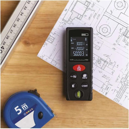 Emos Laser Distance Meter M0502 with Range up to 40m