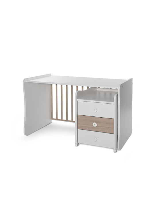 Lorelli Pătuț Bebeluși Multifuncțional Maxi Plus Alb pentru Saltea 70x160cm