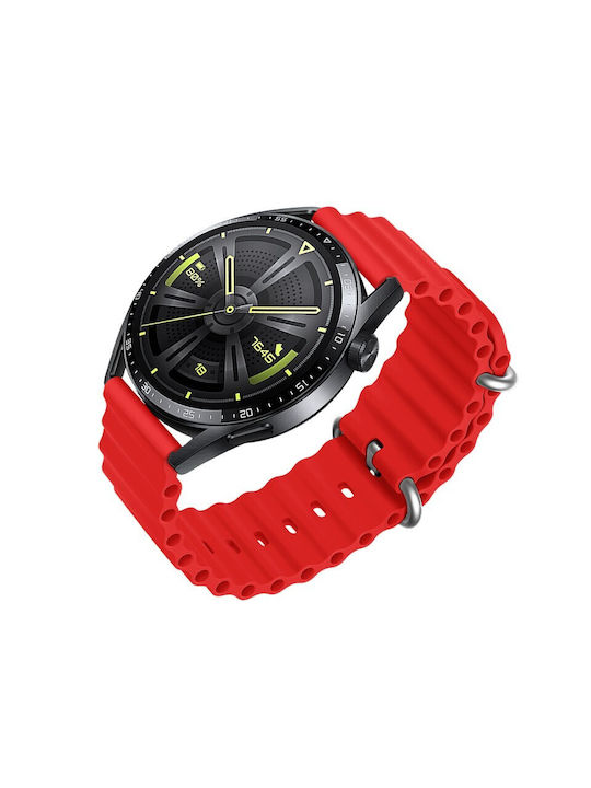 Watchband Hoco Wh01 Wh01 Flexible Series pentru Samsung Huawei Xiaomi Xiaomi Vivo Oppo Ka 22mm Universal Red Silicon Band Watchband Hoco Wh01 Wh01 Flexible Series pentru Samsung Huawei Xiaomi Xiaomi Vivo Oppo Ka 22mm Universal Red Silicon Band