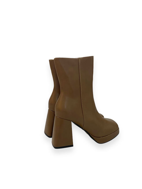 Famous Shoes Women's Ankle Boots Brown