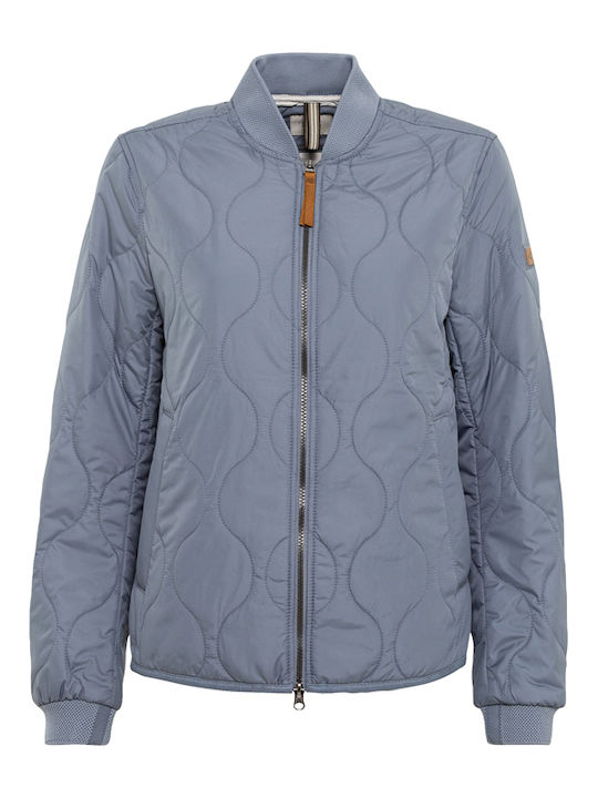 Camel Active Kurz Damen Puffer Jacke Winddicht Blau