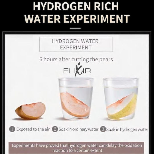 Elixir Μπουκάλι Νερού Γυάλινο με Βιδωτό Καπάκι Μπεζ