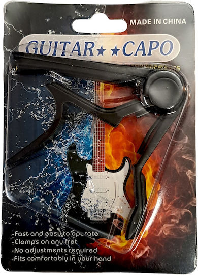 Trigger Capo for Acoustic Guitar Guitar Strings Black