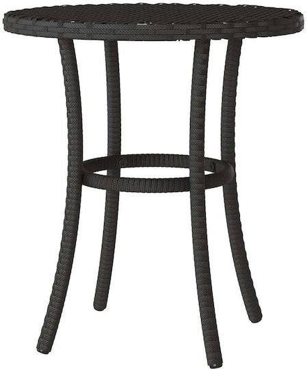 Garten- und Outdoor-Möbelsets Typsatz Wohnzimmer für kleine Außenräume Bistro 3 Stück Schwarz mit Kissen