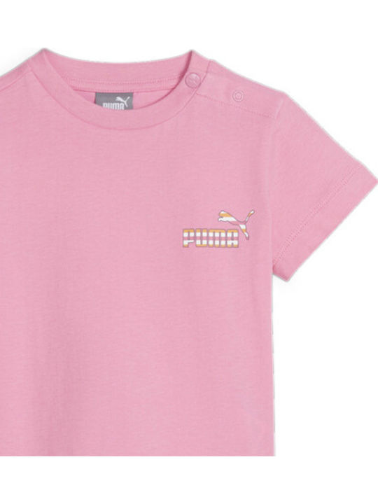 Παιδικό Σετ με Σορτς Καλοκαιρινό 2τμχ Fast Pink ESS+ SUMMER CAMP