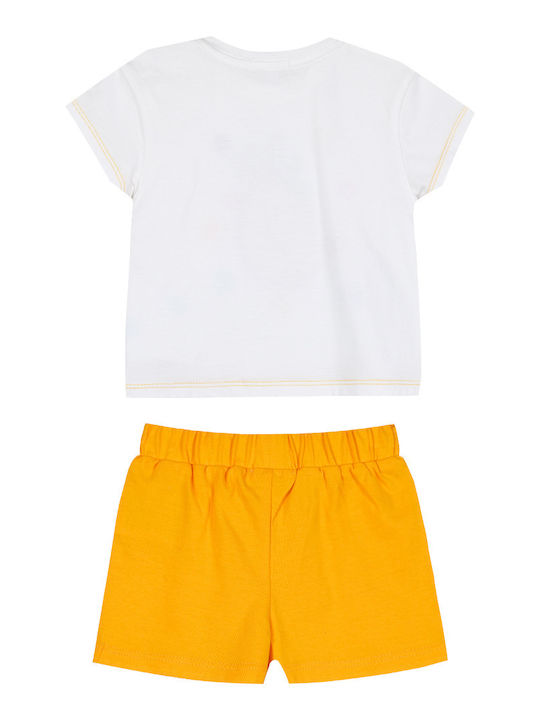 Energiers Kids Set with Shorts Summer 2pcs Mustard