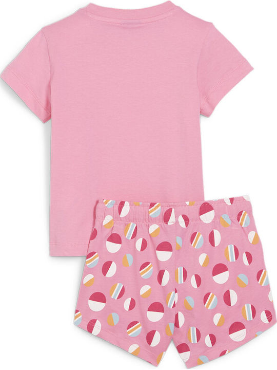 Puma Kids Clothing Set with Shorts Fast Pink 2 Pieces