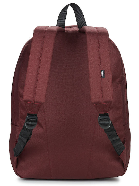 Vans Old Skool Drop V School Bag Backpack Junior High-High School Burgundy 22Liters