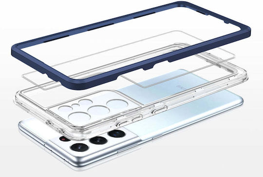 Hurtel Back Cover Plastic / Silicone 1.1mm Transparent (Galaxy S23 Ultra)