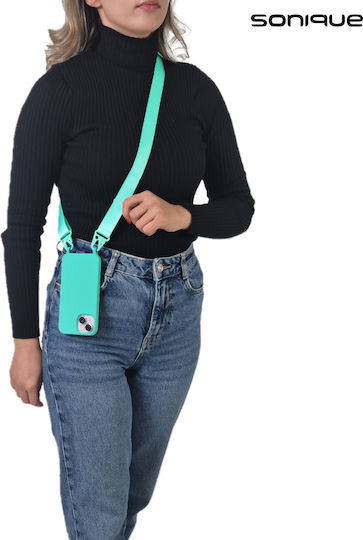 Sonique Back Cover Silicone 0.5mm with Strap Light Blue (Xiaomi Redmi Note 13 Pro 5G / Poco X6 5G)