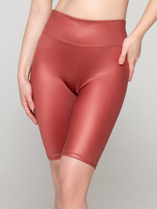 Training Women's Bike Leggings Shiny & Push Up TEREKOTA