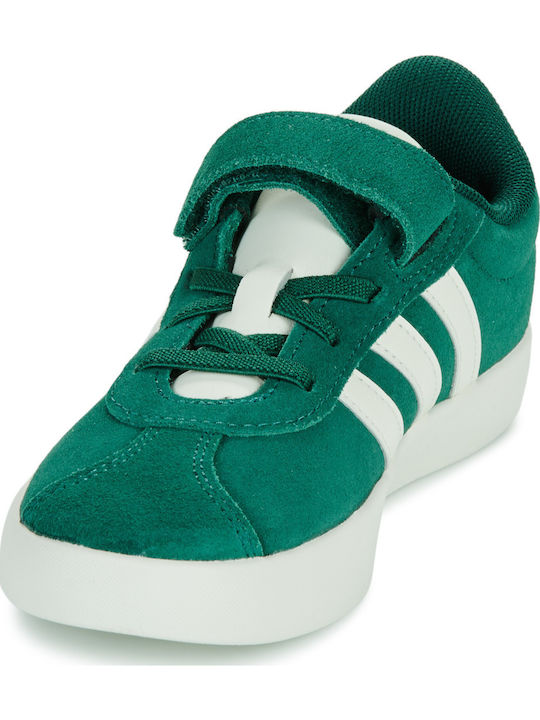 VL Court 3.0 Παιδικά Sneakers με Σκρατς Πράσινα