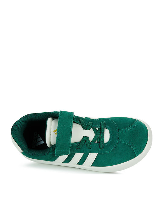 VL Court 3.0 Παιδικά Sneakers με Σκρατς Πράσινα