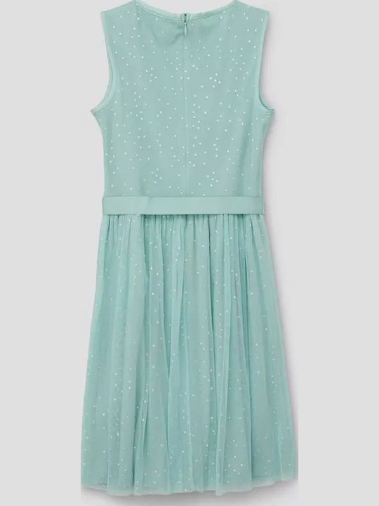Girls Dress Sleeveless Tulle Polka Dot Veraman