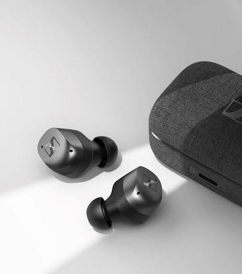 Sennheiser Momentum True Wireless 4 In-ear Bluetooth Handsfree Ακουστικά με Θήκη Φόρτισης Black Graphite