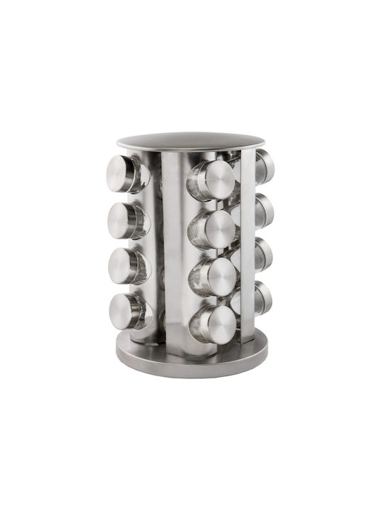 Metallic Tabletop Rotating Spice Rack
