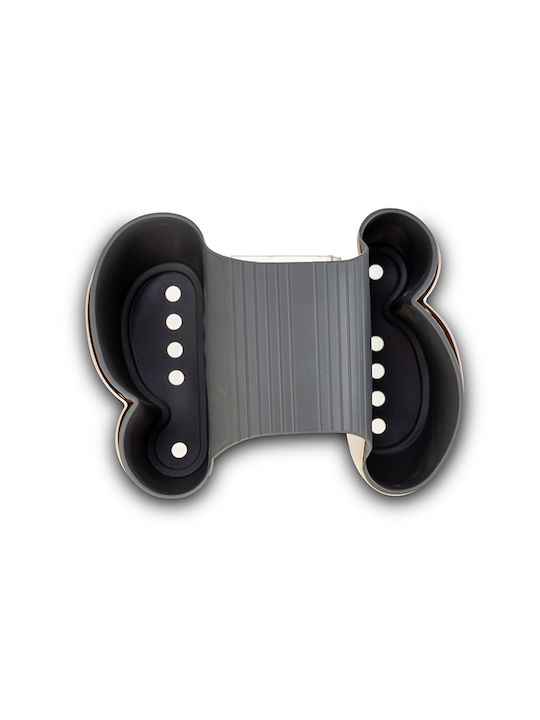 Nava Misty Sponge Holder Made of Beige Plastic 14x10x15cm
