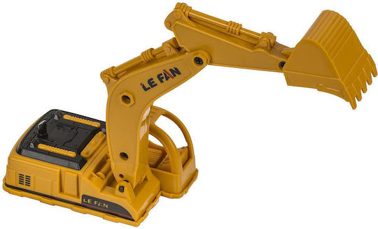 Toy Excavator With Moving Parts Yellow/Black Plastic 16cm