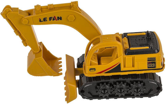 Toy Excavator With Moving Parts Yellow/Black Plastic 16cm