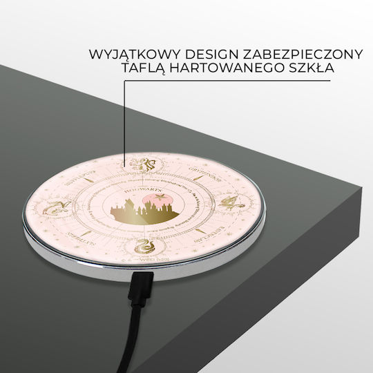 Harry Potter Încărcător Wireless (Qi Pad) 10W Roz