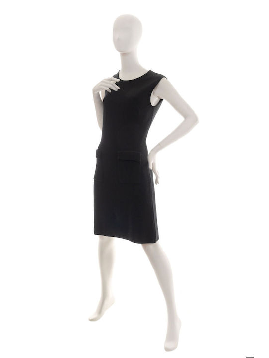 Concreto Mini Evening Dress Black