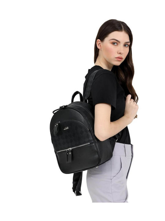 Doca Damen Tasche Rucksack Schwarz